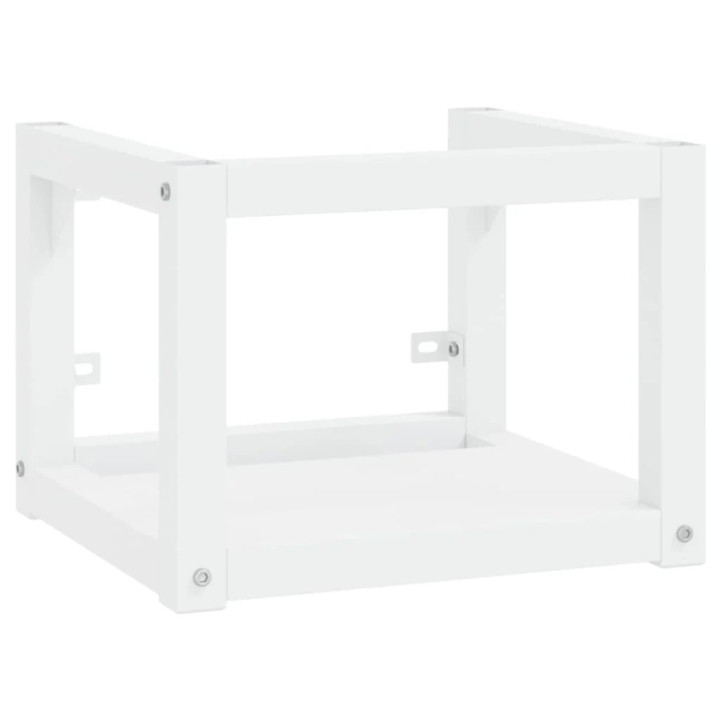 Struttura lavabo bagno sospeso 40x38x31 cm ferro bianco 02_0006756