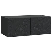 Mobile Porta TV da Muro 59,5 x 41 x 30 cm Nero 898846