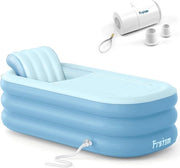 Piscina Inflabile da 63" per Adulti con Pompa Elettrica per L'aria - Blu