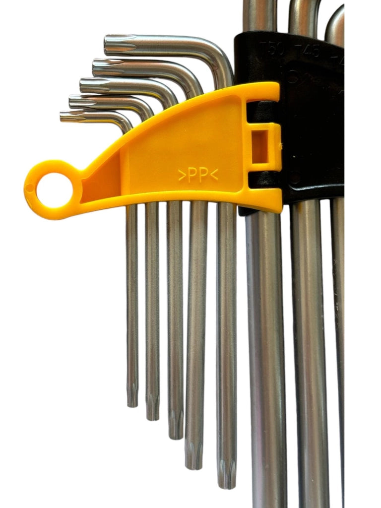 Set 9 Chiavi Torx a L Extra Lunghe Cromo Vanadio Chiavi Da T10 a T50 YX-1002