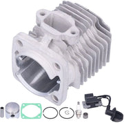 Kit di Cilindro per Mini - Top di gamma - Materiale: Alluminio e Gomma - Cilindro a Pistone di 44mm - Adatto per 2-tiepidi 43cc 47cc 49cc
