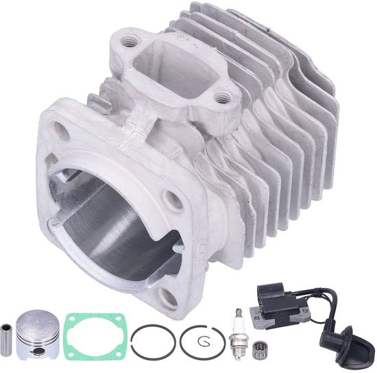 Kit di Cilindro per Mini - Top di gamma - Materiale: Alluminio e Gomma - Cilindro a Pistone di 44mm - Adatto per 2-tiepidi 43cc 47cc 49cc