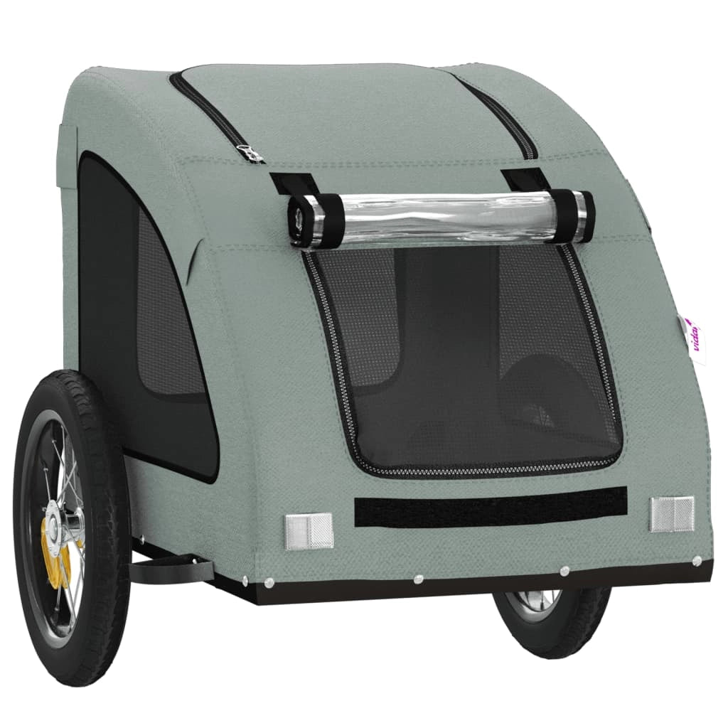 Rimorchio/carrello per animali domestici grigio 02_0044208