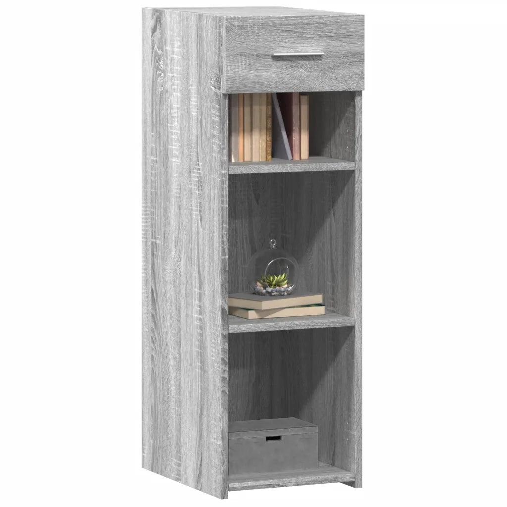 vidaXL Credenza Grigio Sonoma 30x42,5x93 cm in Legno Multistrato