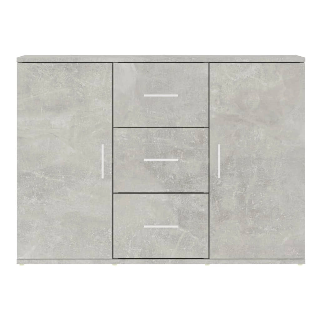 Buffet credenza cassettiera mobiletto mobile contenitore organizer per cucina soggiorno salotto 91 x 29,5 x 65 cm legno ingegnerizzato grigio 02_0032126