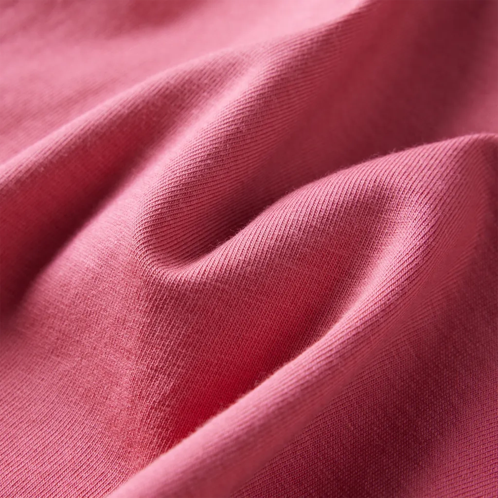 Maglietta da Bambina a Maniche Lunghe Rosa Antico 128 14022