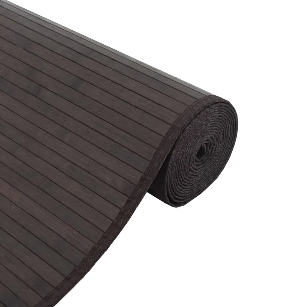 Tappeto Rettangolare Marrone Scuro 70x300 cm in BambÃ¹