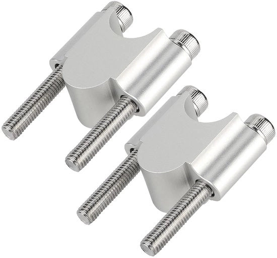 Altezza di Sterzo 30 mm - Elevatore di Sterzo in Alluminio - Compatto e Leggero - Resistente alle Sollecitazioni - Facile da Installare - Migliorata Esperienza di Guida - Elevatore di Sterzo