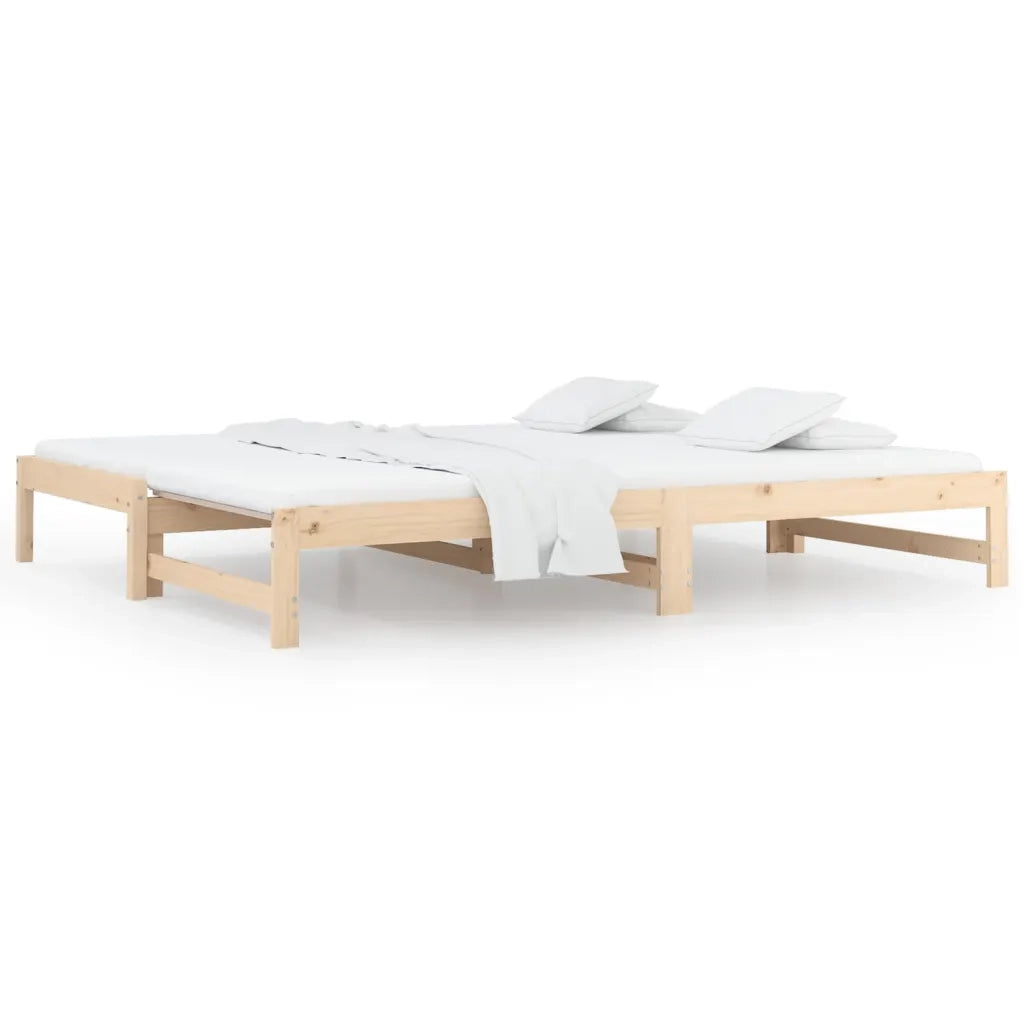 Dormeuse Estraibile 2x(90x200) cm Legno Massello di Pino cod mxl 63101
