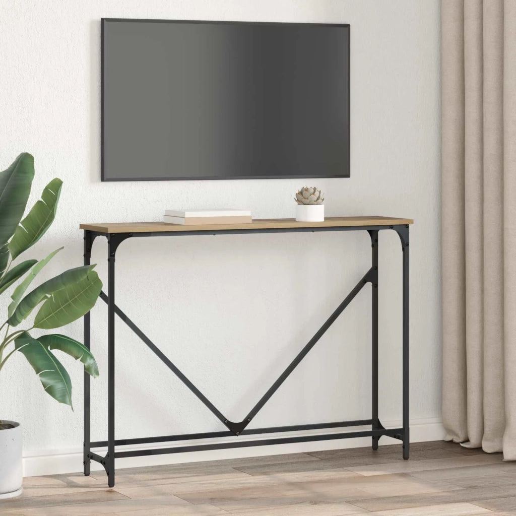 Tavolo consolle Rovere artigianale 102 x 23 x 75 cm 882221