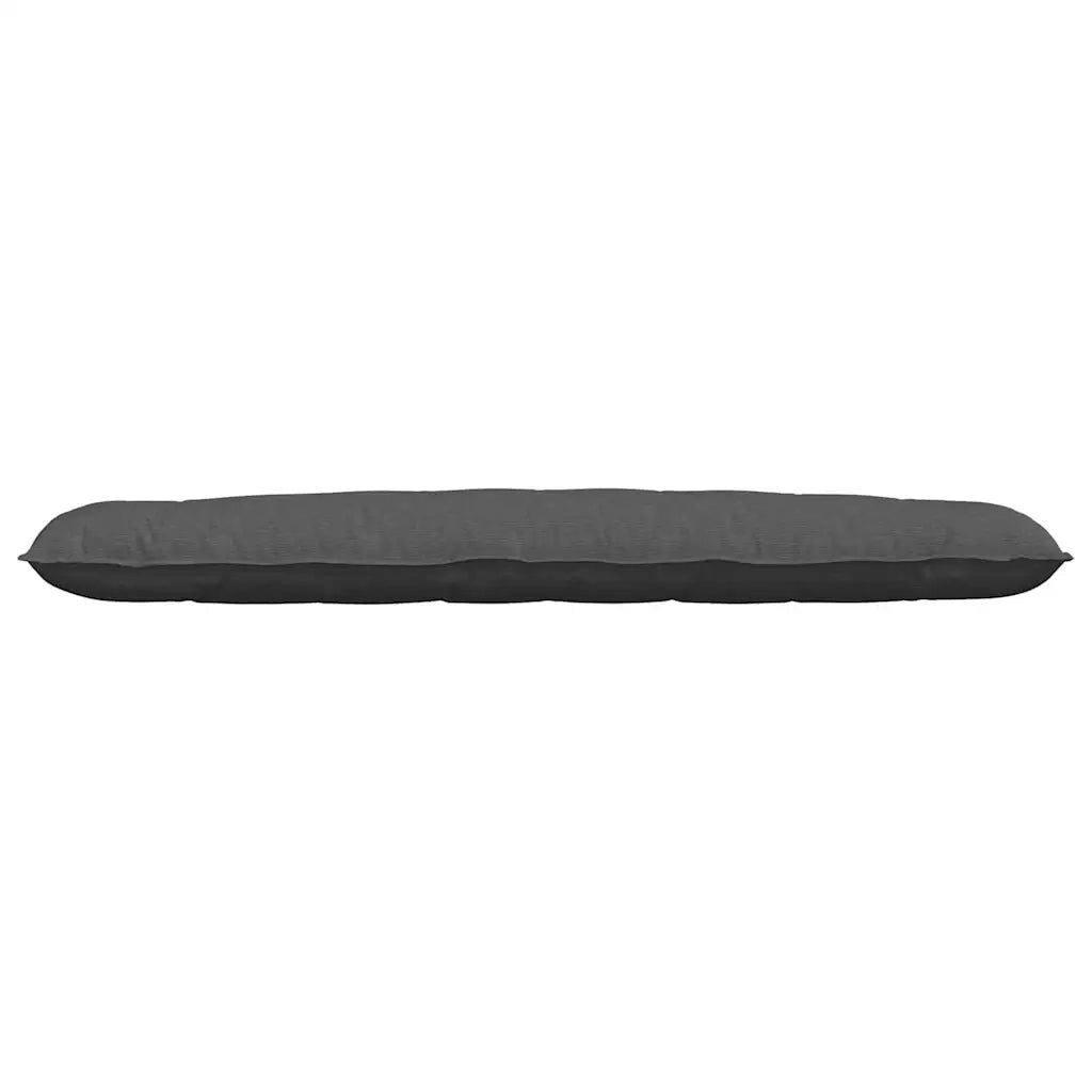 Cuscino per Schiena Grigio scuro 200 x 50 cm Tessuto in Cords 42014995