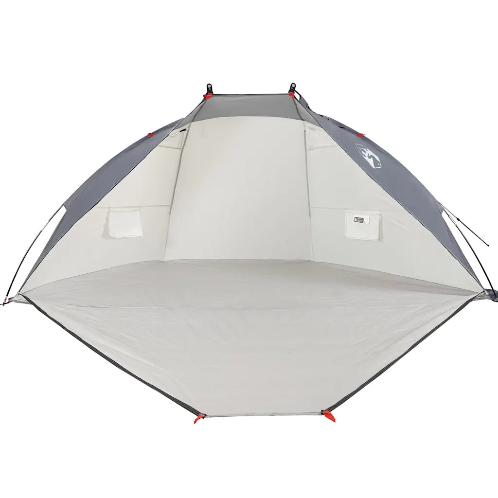 Tenda da Spiaggia Grigia 268x223x125 cm in Poliestere 185T 94408