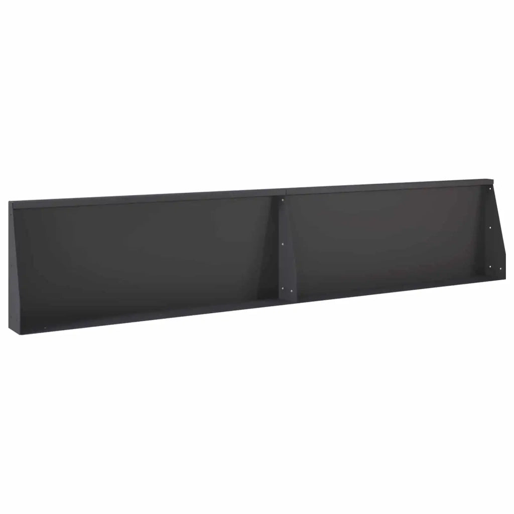 Muro di contenimento 8 pz 300 x 100 x 30 cm Acciaio Nero 3449240