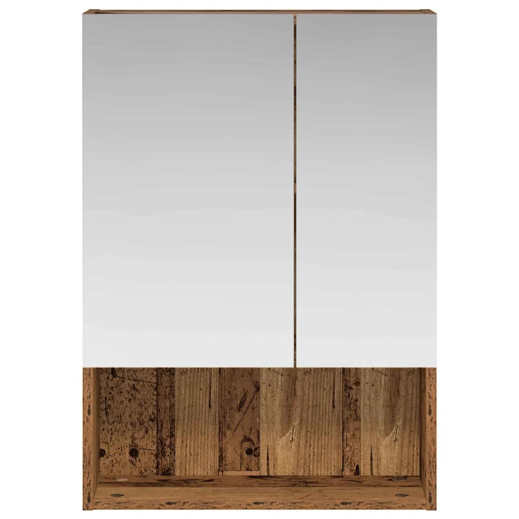 Mobiletto per specchio da bagno Legno vecchio 50 x 14,5 x 70 cm
