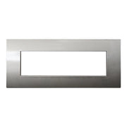 Placca Plastica Serie Venus 7P Colore Bronzo Compatibile Con Vimar Arke