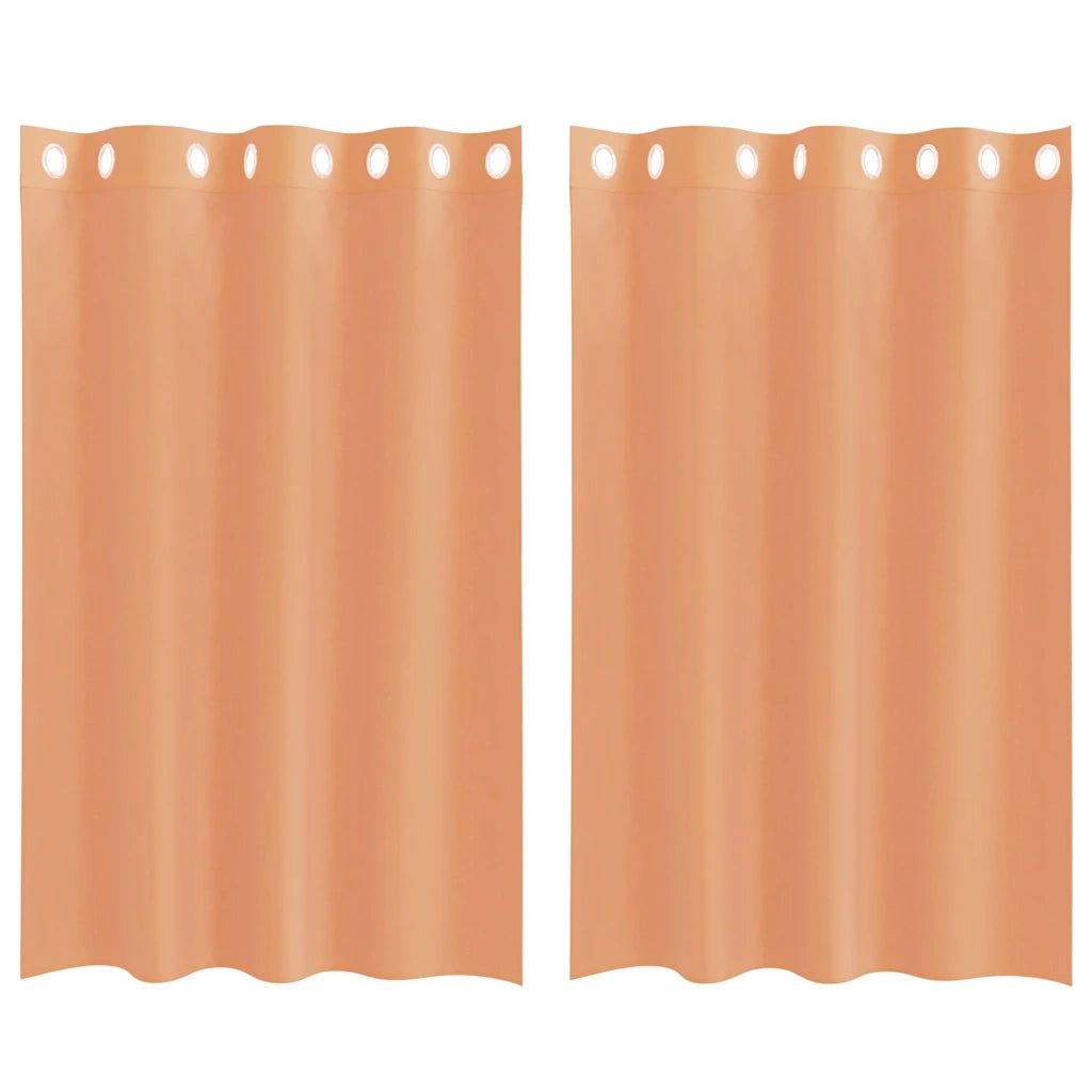 Tende in Voile con Occhielli 2 pz Terracotta 4102138