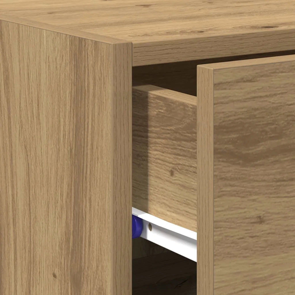 Credenza con Cassetto-Buffet-Armadio da cucina Rovere artigianale 50 x 42,5 x 93 cm