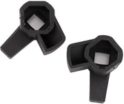 Meccanismo di chiusura a scatto sinistra/destra - Adatto per Smart Fortwo 2007-2015 - Realizzato in ABS di alta qualità - Resistente allo scorrimento - Resistente agli urti - Sostenibile - Chiusura del cofano motore