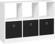 Cassa libri per bambini - Libreria per bambini – Cassetto per giocattoli - Scaffale per libri – Comodino per libri - Stendardo per libri - Camera da bambino - Giocattoli - 80x60x30 Cm - Legno