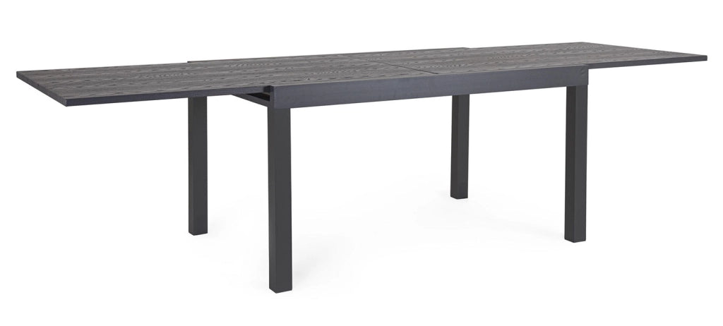 Tavolo Allungabile da Esterno 135-270x90x75h cm in Alluminio Cliv Antracite
