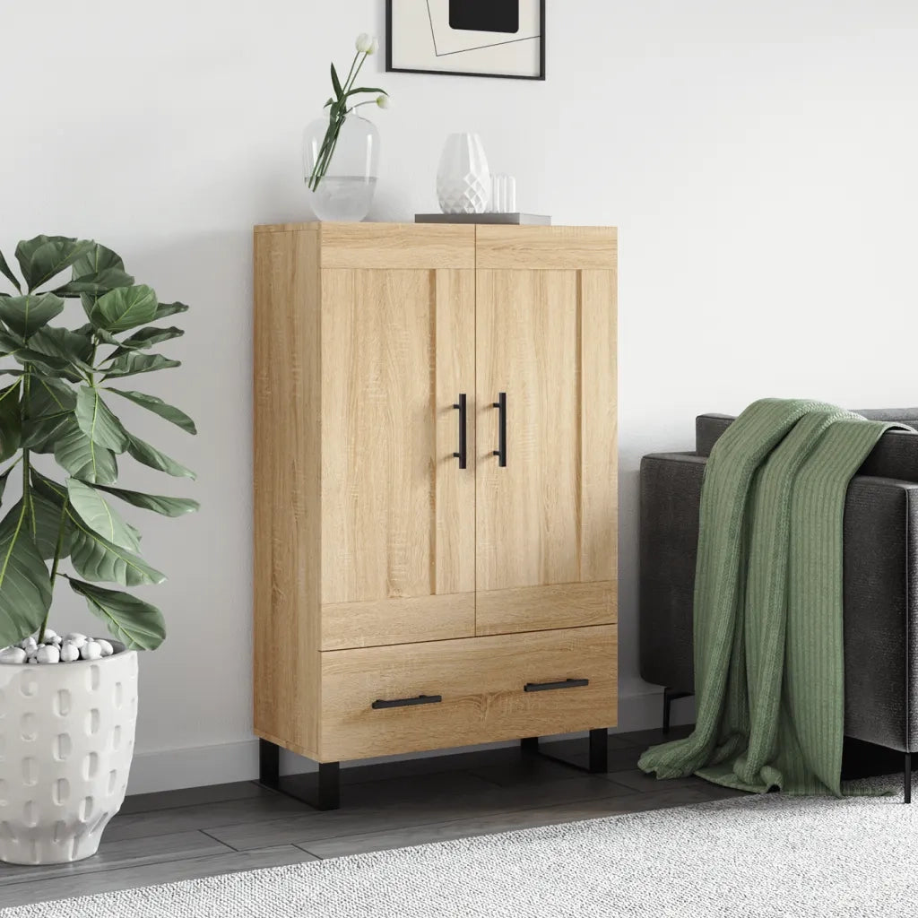 Credenza | Madia | Buffet da pranzo | Armadio da pranzo Rovere Sonoma 69,5x31x115 cm in Legno Multistrato