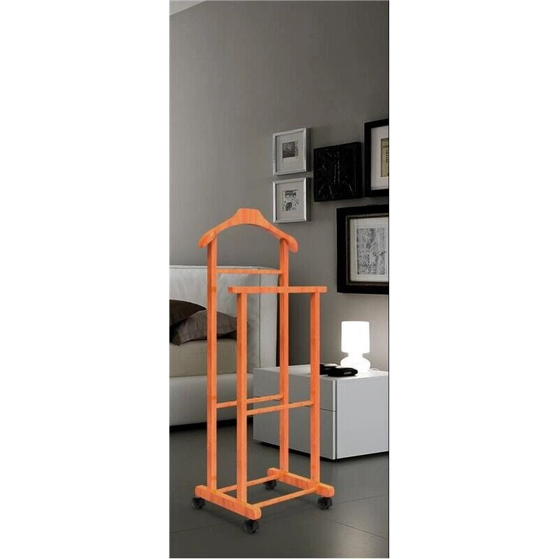 SET 2 INDOSSATORI DOPPI DA CAMERA IN LEGNO DI FAGGIO 43 X 33 X 105 H