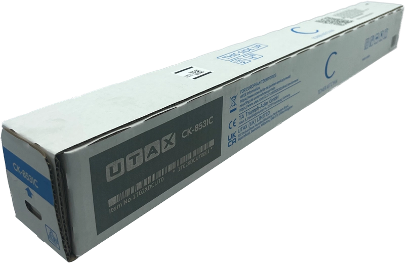 ORIGINAL Utax toner ciano CK-8531c 1T02XDCUT0 ~20000 Seiten
