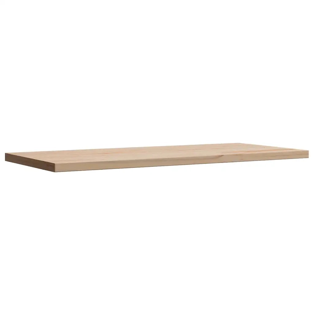 Piano Tavolo 90x40x2,5 cm Rettangolare Legno Massello di Pino 847429