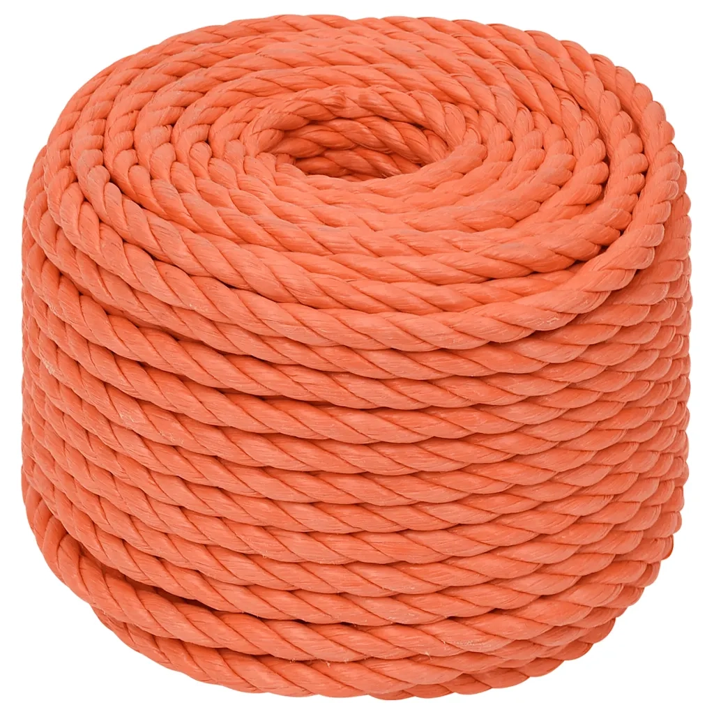 Corda da Lavoro Arancione 14 mm 50 m in Polipropilene 152944