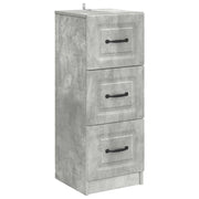 Mobile con Cassetti Grigio Cemento 33 x 34,5 x 87 cm 895768