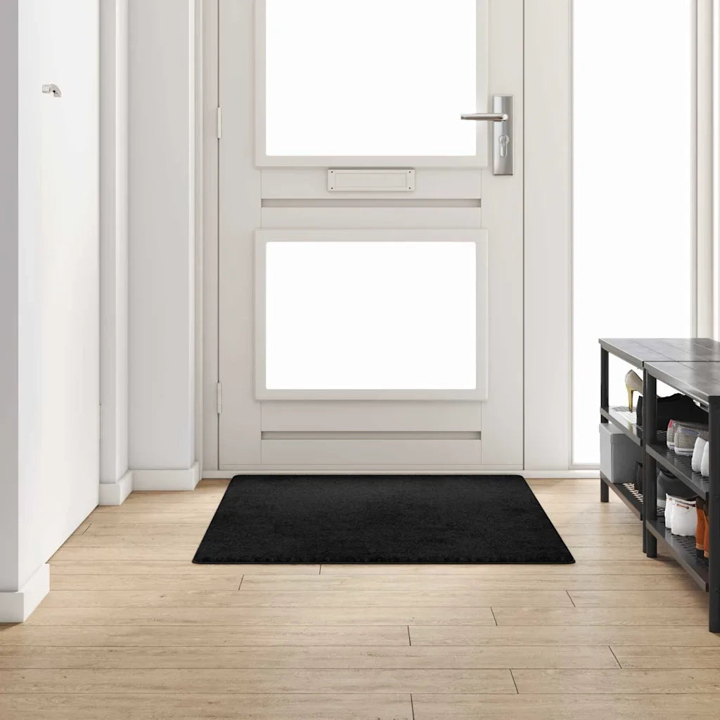 Runner in Moquette | Runner Tappeto Nero 100 x 150 cm 100% Polipropilene Tuft