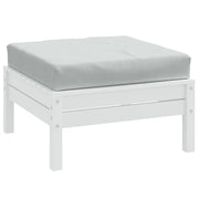 Cuscino per Pallet Grigio Chiaro MÃ©lange 60x60x9,5 cm in Tessuto