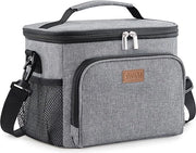 Borsa per Pane Isolata Borsa da Picnic per Donna Borsa da Spalle Raffreddante e Congelante Borsa da Spalle Soft e Impermeabile con Cinturino Regolabile e Spalline Regolabili 15L