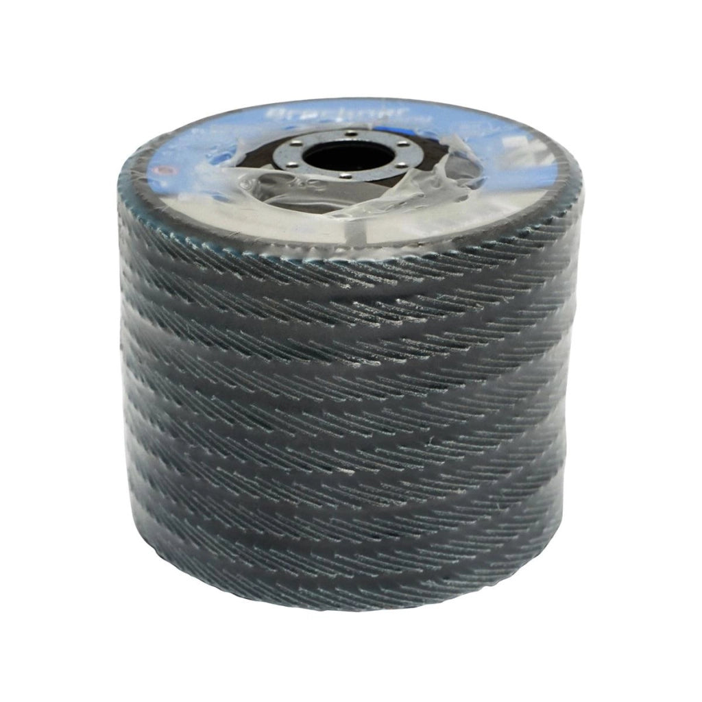 10 Dischi Lamellari Zirconio 115mm P40 per Acciaio INOX Metallo, Dischi Abrasivi, Disco Lamellare Breckner German
