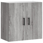 Mobiletto a parete moderno pratico e decorativo 60 x 31 x 60 cm legno composito grigio 02_0048813