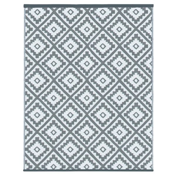 IDMarket - Tappeto per esterni BAHAMAS grigio 180 x 280 CM