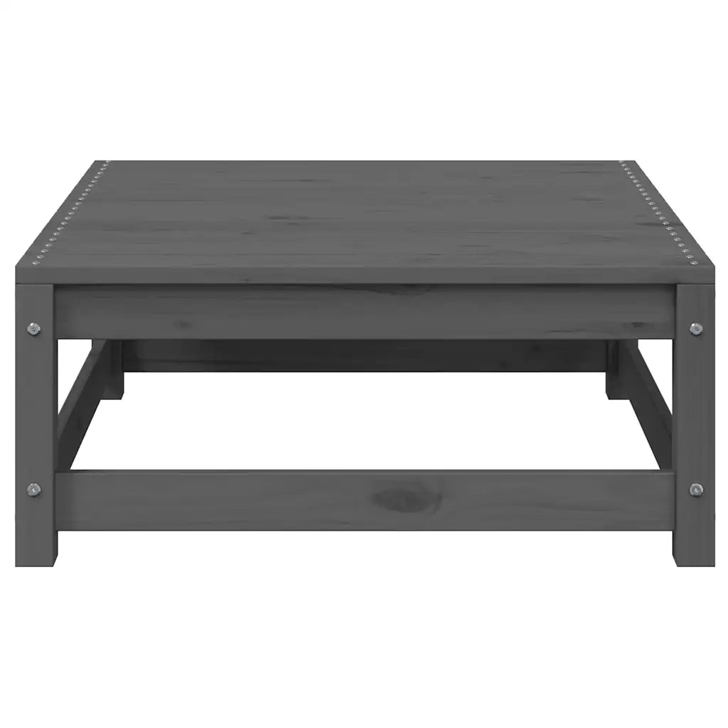 Salotto da Giardino-Set Divani da Giardino2 pz con Cuscini Grigio Massello di Pino 870196