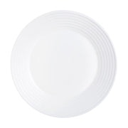 HARENA PIATTO PIANO DA PORTATA DIAMETRO DA 19 CM IN COLORE BIANCO
