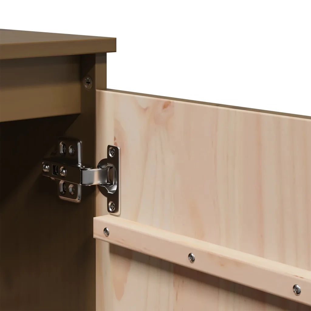 Armadietto ambra 60x36x65 cm in Legno Massello di Pino 808101