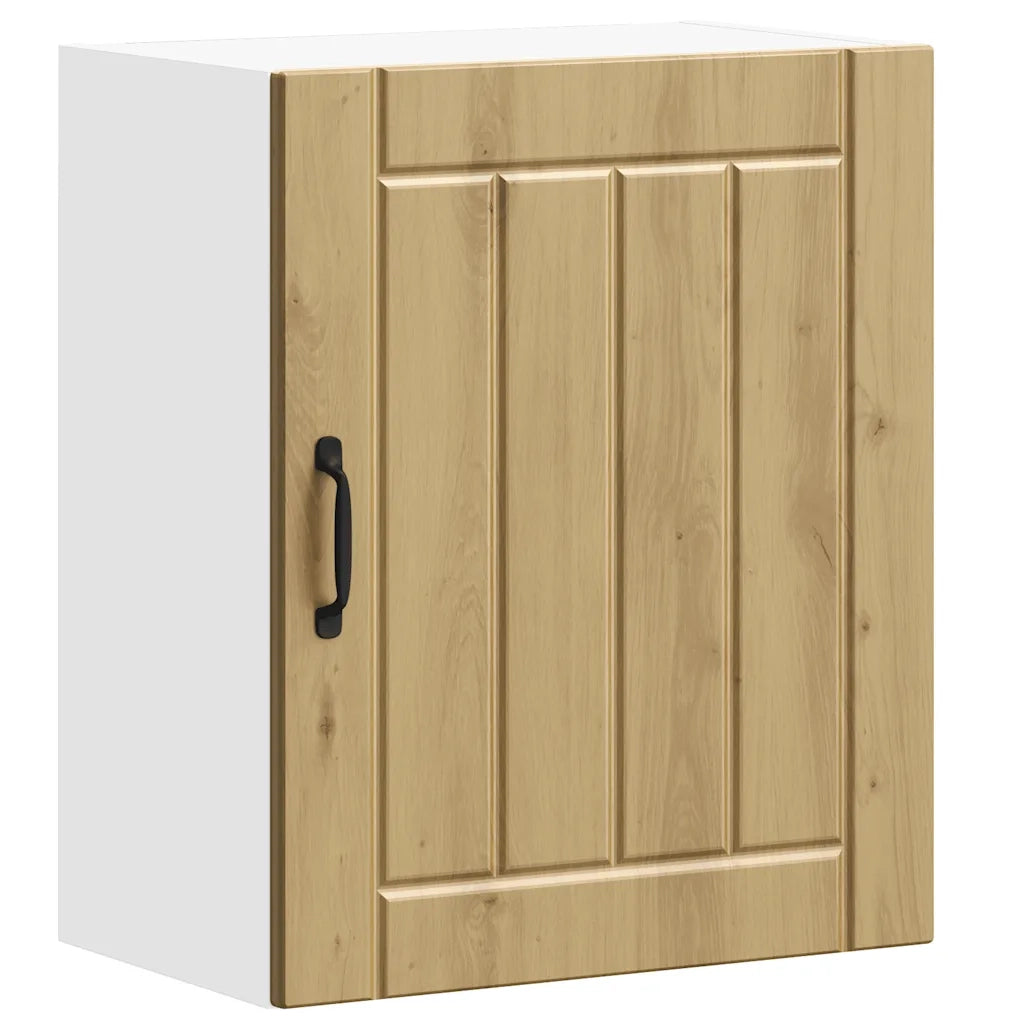 vidaXL Pensile da Cucina Lucca Rovere Artigianale in Legno Multistrato