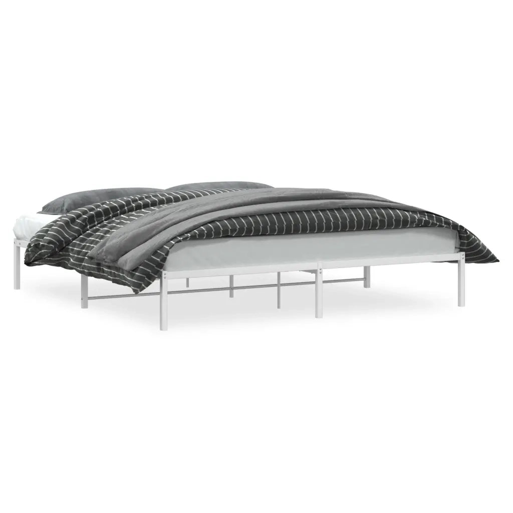 vidaXL Giroletto in Metallo Bianco 200x200 cm