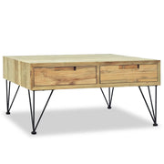 Tavolino da Salotto 80x80x40 cm in Legno Massello di Teak 244574