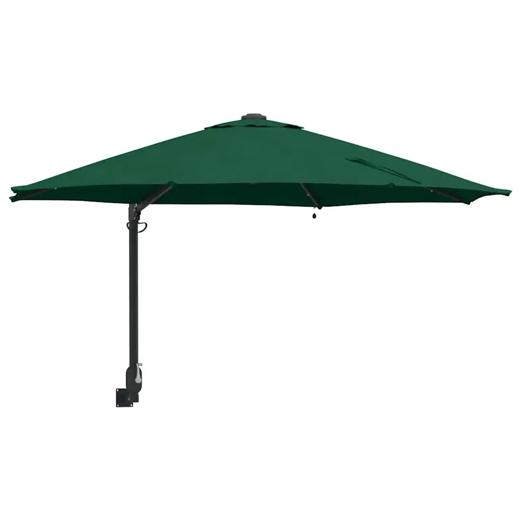 Ombrello da giardino Verde e Nero 248 x 248 x 148 cm