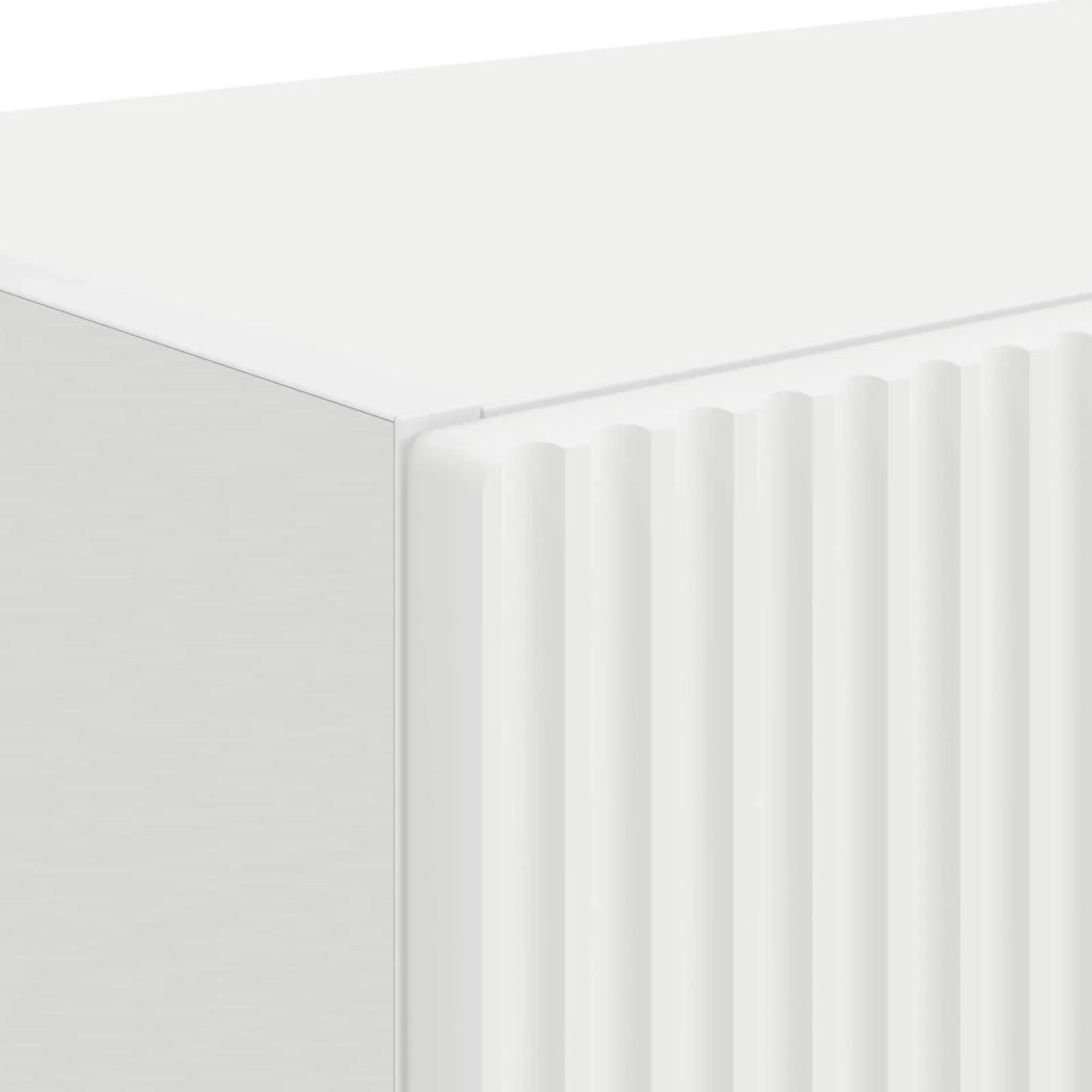 Mobile TV da parete 2 pcs Bianco 59,5 x 31 x 40 cm 892330