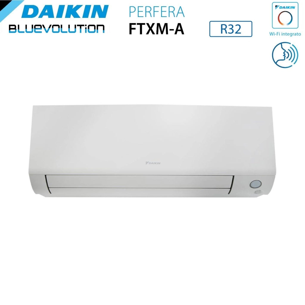 Climatizzatore Condizionatore Daikin Bluevolution Quadri Split Inverter serie PERFERA ALL SEASON 7+7+9+15 con 4MXM68A R-32 Wi-Fi Integrato 7000+7000+9000+15000 Garanzia Italiana