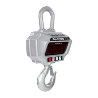 Gancio di pesatura professionale industriale grigio 5t / 2kg 3414101