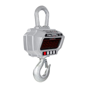 Gancio di pesatura professionale industriale grigio 5t / 2kg 3414101