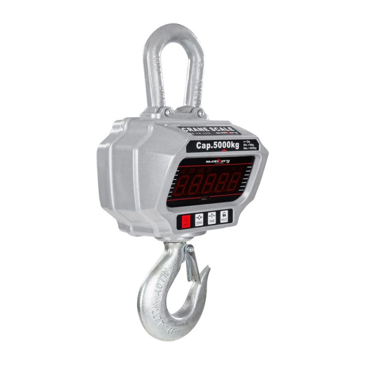 Gancio di pesatura professionale industriale grigio 5t / 2kg 3414101