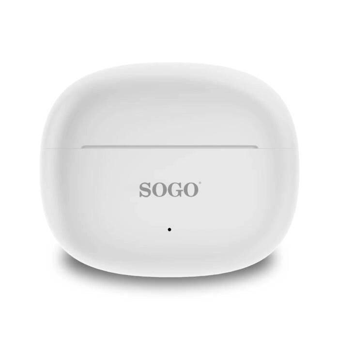 Auricolari bluetooth TWS 5.4 con cancellazione rumore ANC, custodia ricarica 600mAh, 4 microfoni, controlli touch - SOGO