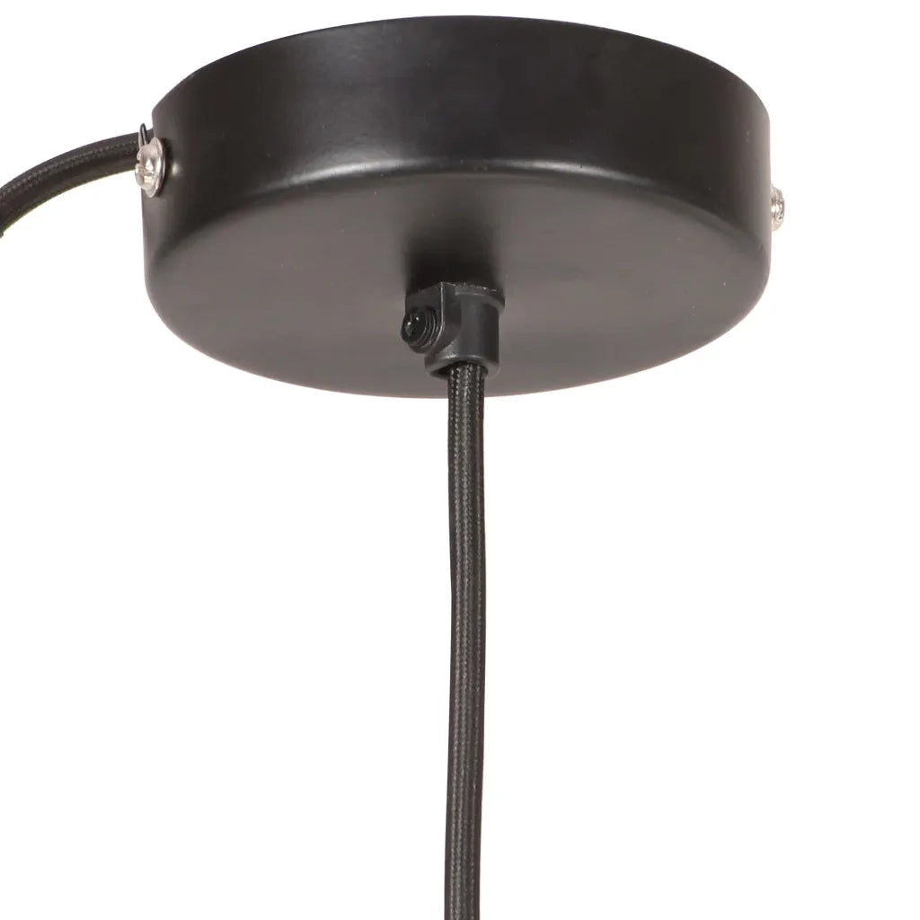 Lampada a Sospensione 25 W Nera Rotonda 17 cm E27 cod mxl 61719